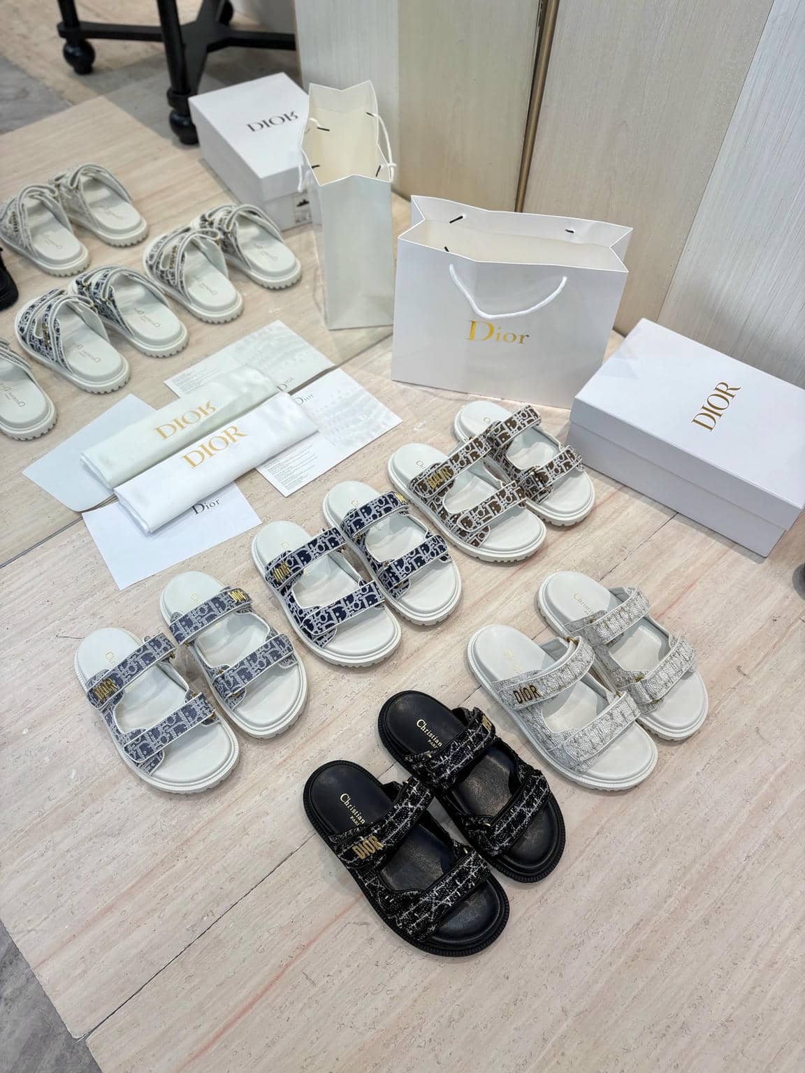 Dior Velcro sandals